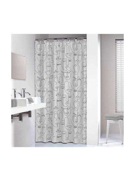 Sealskin Shower Curtain 180x200cm Black