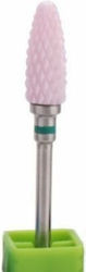 ALX Cosmetics Nail Drill Ceramic Bit with Cone Head Green