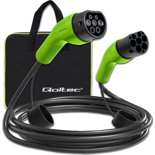 Qoltec Καλώδιο Φόρτισης 5m Type 2 - Type 1 52473