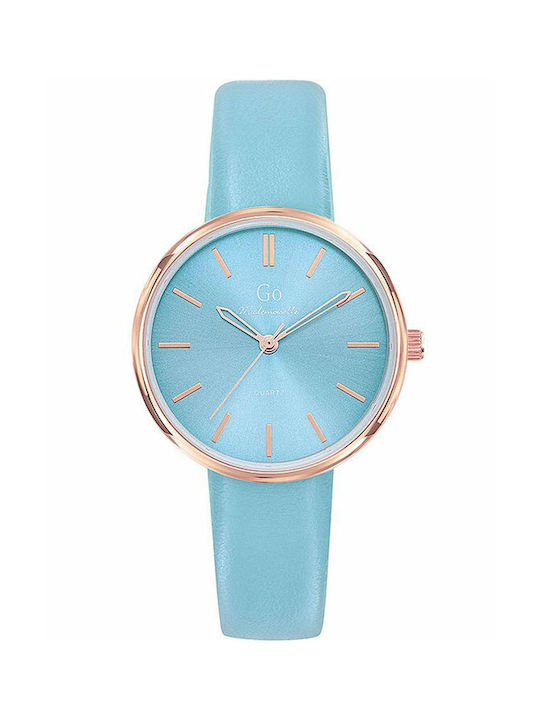 GO Mademoiselle Watch with Blue Leather Strap