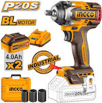 Ingco Brushless Μπουλονόκλειδο 20V