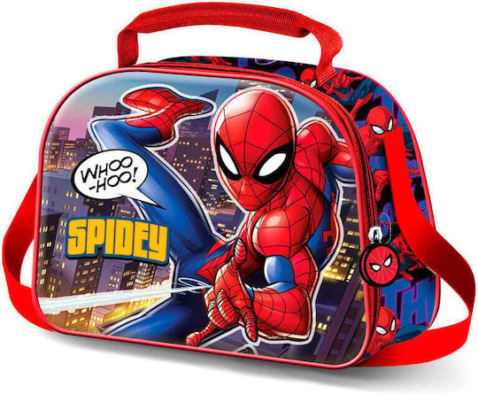 Karactermania School Insulated Lunch Bag Handbag Spiderman 20x10x25.5cm