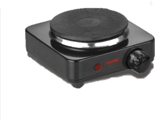 Hoomei Enamel Countertop Single Burner Black