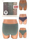 Γυναικέια Κιλοτάκια Bikini 3 Pack Μονόχρωμα Με Λάστιχο Δαντέλας Και Φιογκάκι
