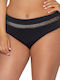 AVA Bikini Alunecare Negru