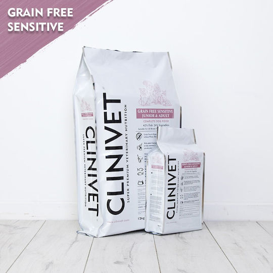 2kg Dry Food Grain-Free for Adult Dogs with Salmon, Tuna, Fish, Wheat, Calf and Lamb