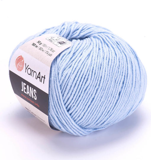 YarnArt Jeans Bruttogewicht Hellblau 160m 50g