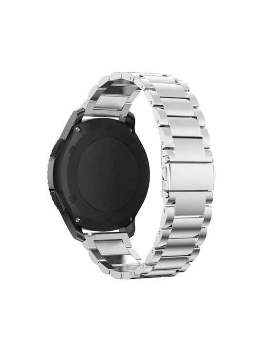 Edman 3z Replacement Bracelet Strap For Samsung Watch Active, 20mm, Universal, Silver