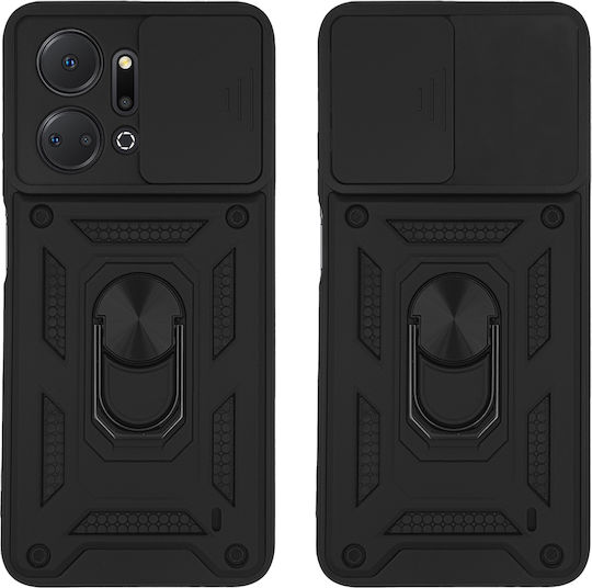Sonique Back Cover Σιλικόνης / Πλαστικό Μαύρο (Honor X7a)