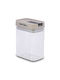 Nava Misty Vase General Use with Lid Plastic Beige 800ml