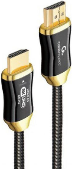 Cablexpert High Speed HDMI 2.1 Ultra High Speed 48Gbps 4K 120Hz HDR VRR Cable HDMI male - HDMI male 30m Μαύρο