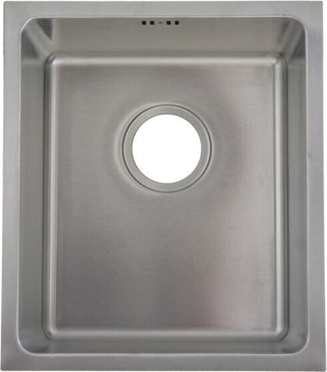 Geman 33150059 Ένθετος Inox Μ38xΠ44cm Ασημί