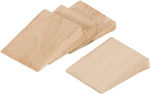 Wedge Wooden Door Stopper 4pcs 04012318