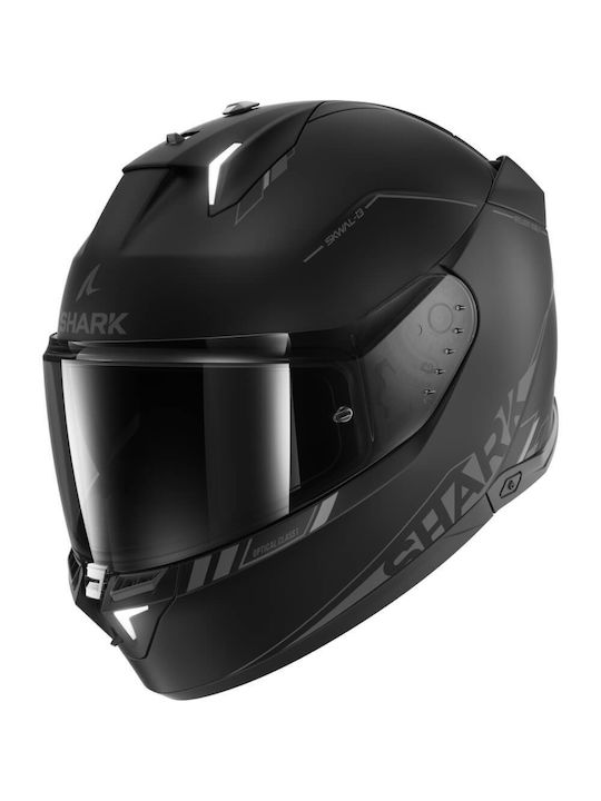 Shark Skwal I3 Blank Sp Mat Black / Anthracite / Black Κράνος Μηχανής Full Face ECE 22.06 1585gr με Pinlock
