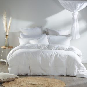 Koulis Carpets Σεντόνι Ξενοδοχείου Λευκό Υπέρδιπλο 250x280εκ.