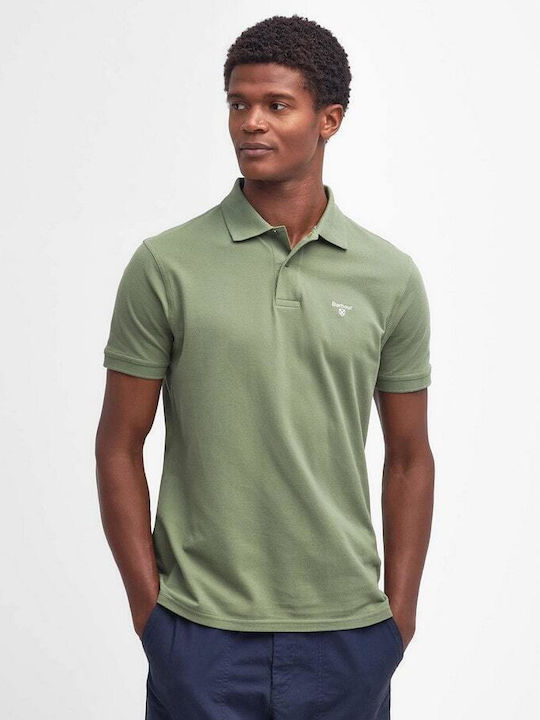 Barbour Men's Blouse Polo Burnt Olive