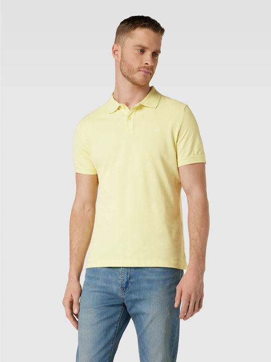 S.Oliver Ανδρική Μπλούζα Polo Κίτρινο