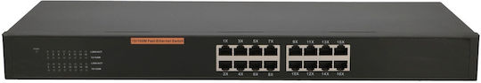 Extralink HEXON Unverwaltet L2 Switch mit 16 Ports Ethernet