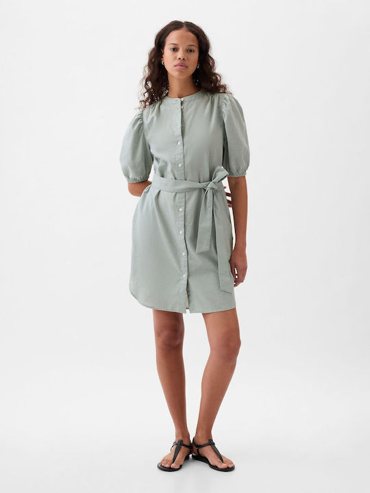 GAP Mini Hemdkleid Kleid Frothy Aqua Green