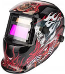 Powermat Welding Helmet Red