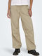 Only Women's Fabric Trousers Beige