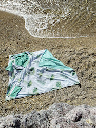 Nima Prosop de Plajă Bumbac Verde 150x90cm. 24016