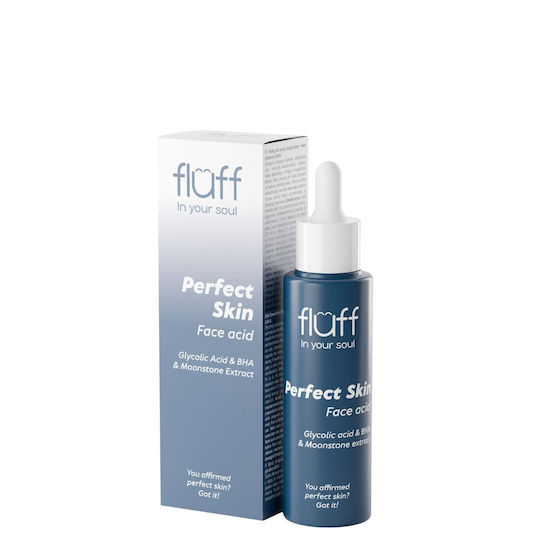 Fluff Perfect Skin – Киселинен Скраб – Изглаждащ Скраб за Лице 40мл