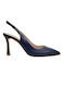 Fardoulis Leather Blue Heels