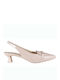 Leather Pink Medium Heels