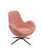 Sessel Drehbar Pink 86x76x87cm