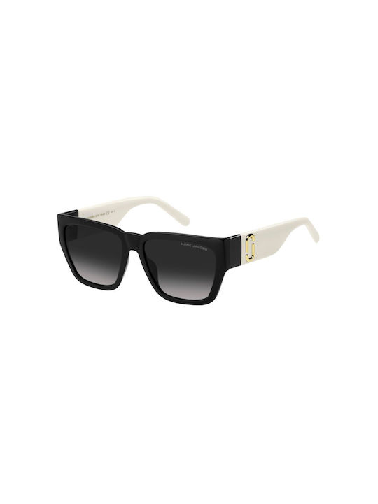 Marc Jacobs Sonnenbrillen mit Schwarz Rahmen und Schwarz Verlaufsfarbe Linse MJ 646/S 80S9O