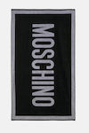 Moschino Strandtuch Baumwolle Schwarz