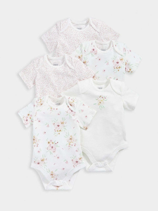 Mamas & Papas Baby Bodysuit Underwear Set Rose