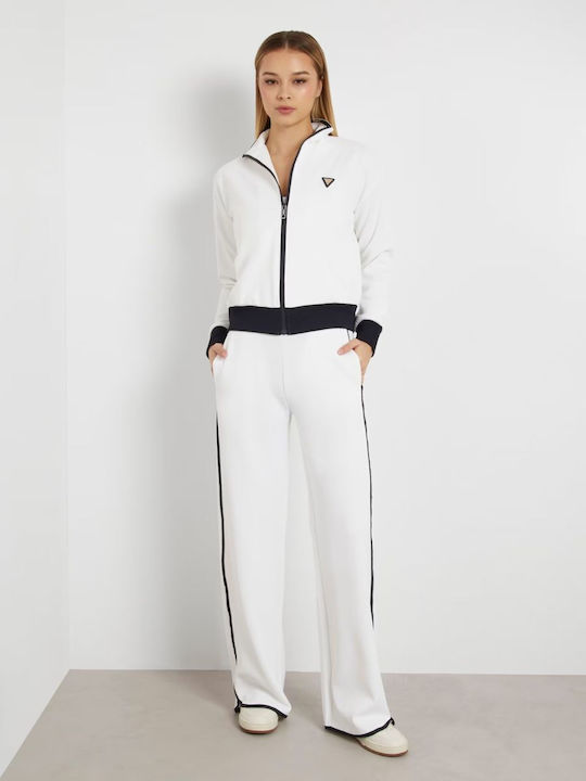 Guess Pantaloni de trening pentru femei white