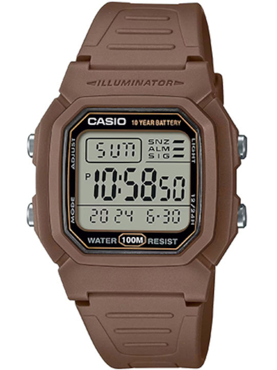 Casio Ψηφιακό Ανδρικό Ρολόι 44.2mm Μπαταρίας με...