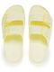 Luofu Women's Flip Flops Yellow