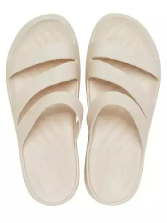 Crocs Strappy Women's Flip Flops Beige