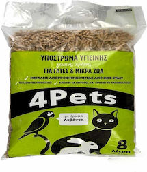 4pets Pellet για Κλουβί Τρωκτικών 8lt 4.8kg