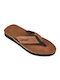 Mitsuko Men's Flip Flops Brown