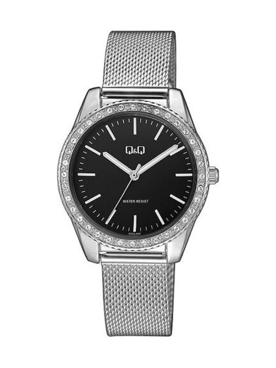 Q&Q Watch with Silver / Silver Metal Bracelet