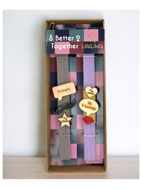 Candles for Couples Round 2 Pieces