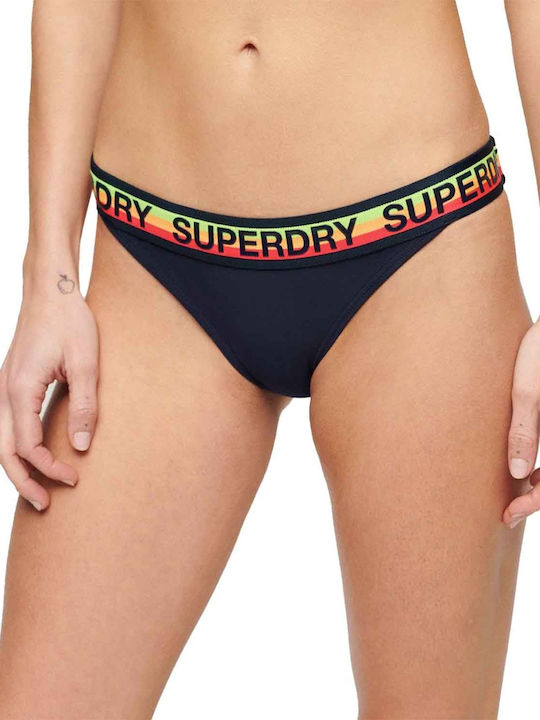 Superdry Bikini Slip Albastru Marin