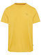 Funky Buddha Men's Short Sleeve T-shirt Dirty Lime Yellow