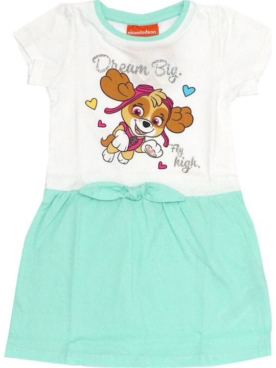 Paw Patrol Παιδικό Καλοκαιρινό Φορεματάκι (paw 52 23 1405/1460) Μέντα