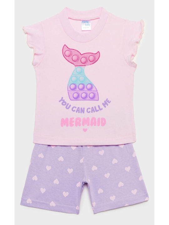 Join Pijama pentru copii De bumbac ROZ