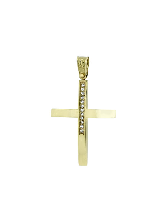 Femeiesc Aur Cruce 14K