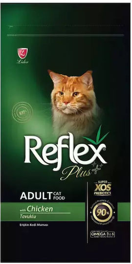 Reflex Plus Суха Храна за Възрастни Котки с Пилешко 8кг