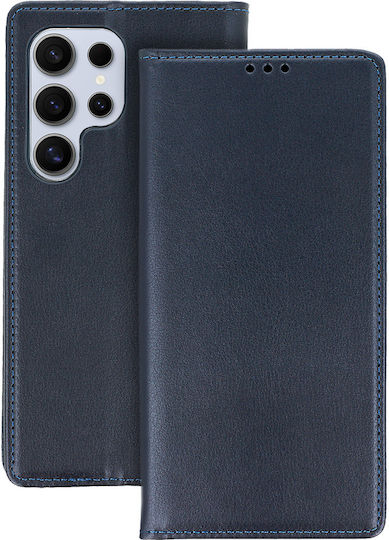 smart magneto Book Silicon / Piele / Tesatura Albastru marin (Motorola Edge 30 Fusion)