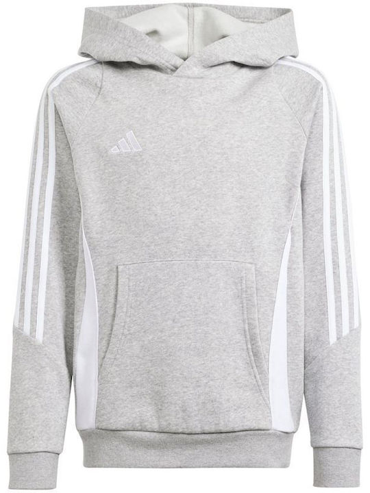 Adidas Kinder Sweatshirt mit Kapuze und Taschen Gray Tiro