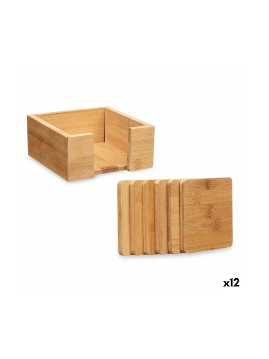 Kinvara Round Coaster Wooden 12pcs